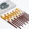 ARTIFY Paint Brushes for Acrylic Painting, 15 Pcs 2024 New Painting Supplies, Artist Paint Brush Set for Watercolor, Oil and Gouache Painting, Red Wine